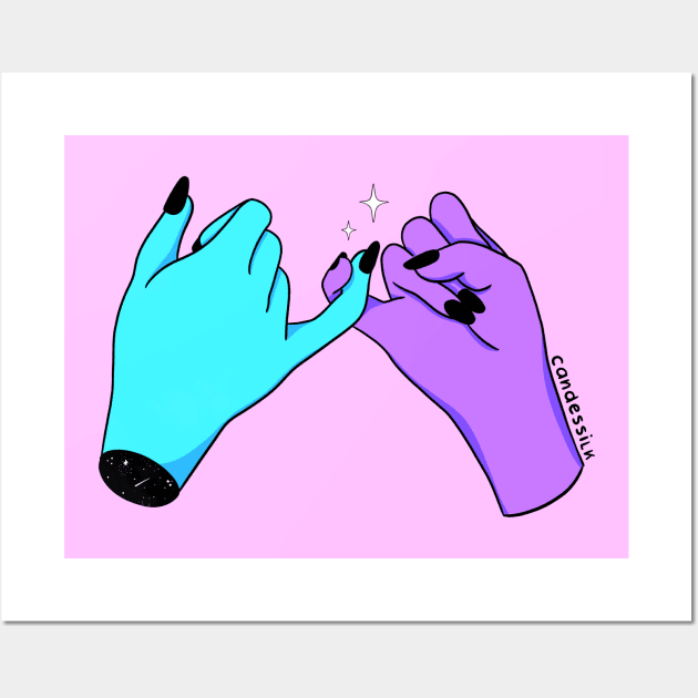 Pinky promise Wall Art by Candessilk